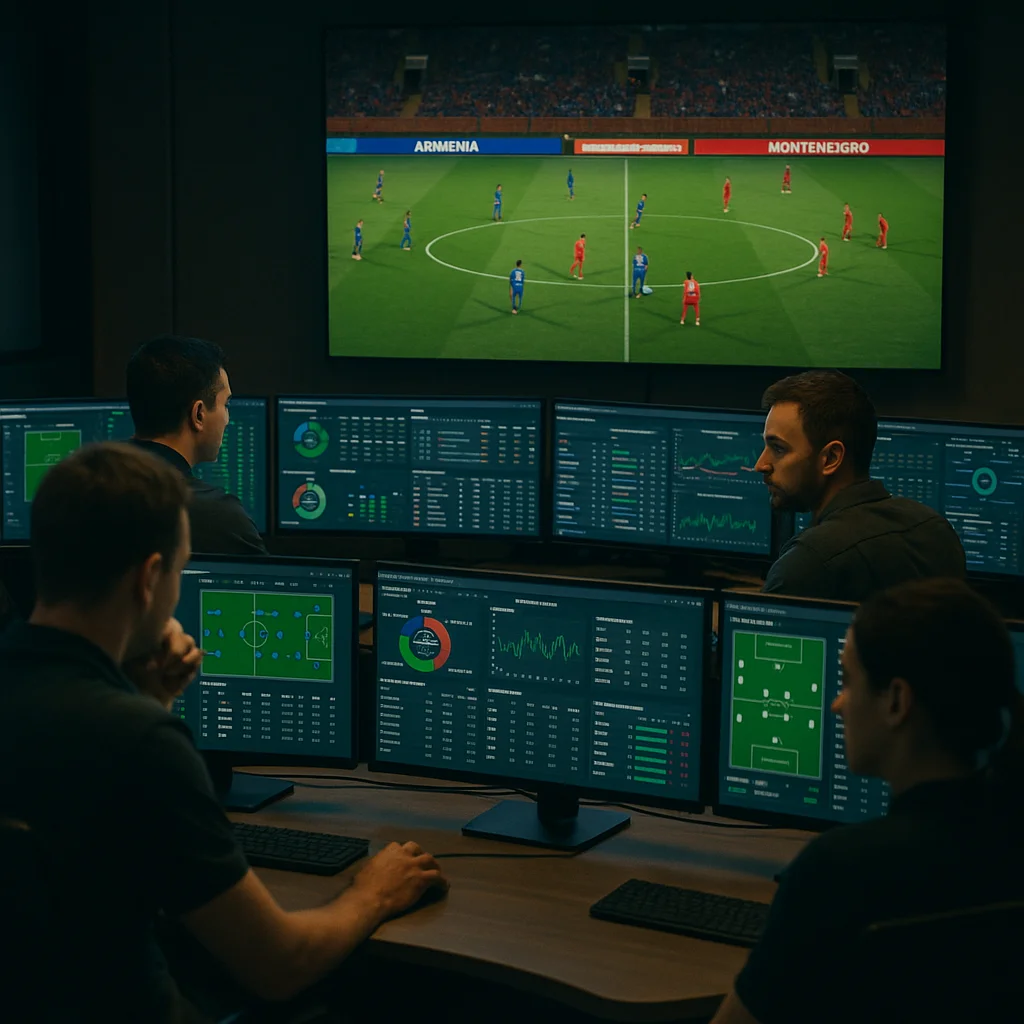 Armenia vs Montenegro – Nations League Points on the Line | BTTS & Over 2.5 football match scene