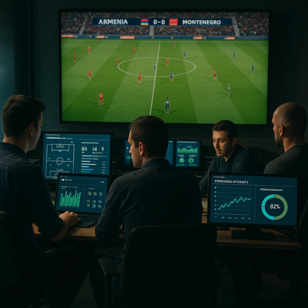 Armenia vs Montenegro – Who Grabs the Points? | BTTS & Over 2.5 football match scene