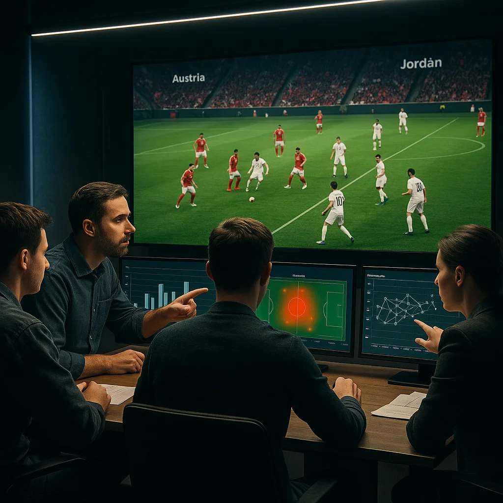 Austria vs Jordan – World Cup Debut Nerves | Win & Over 2.5 football match scene