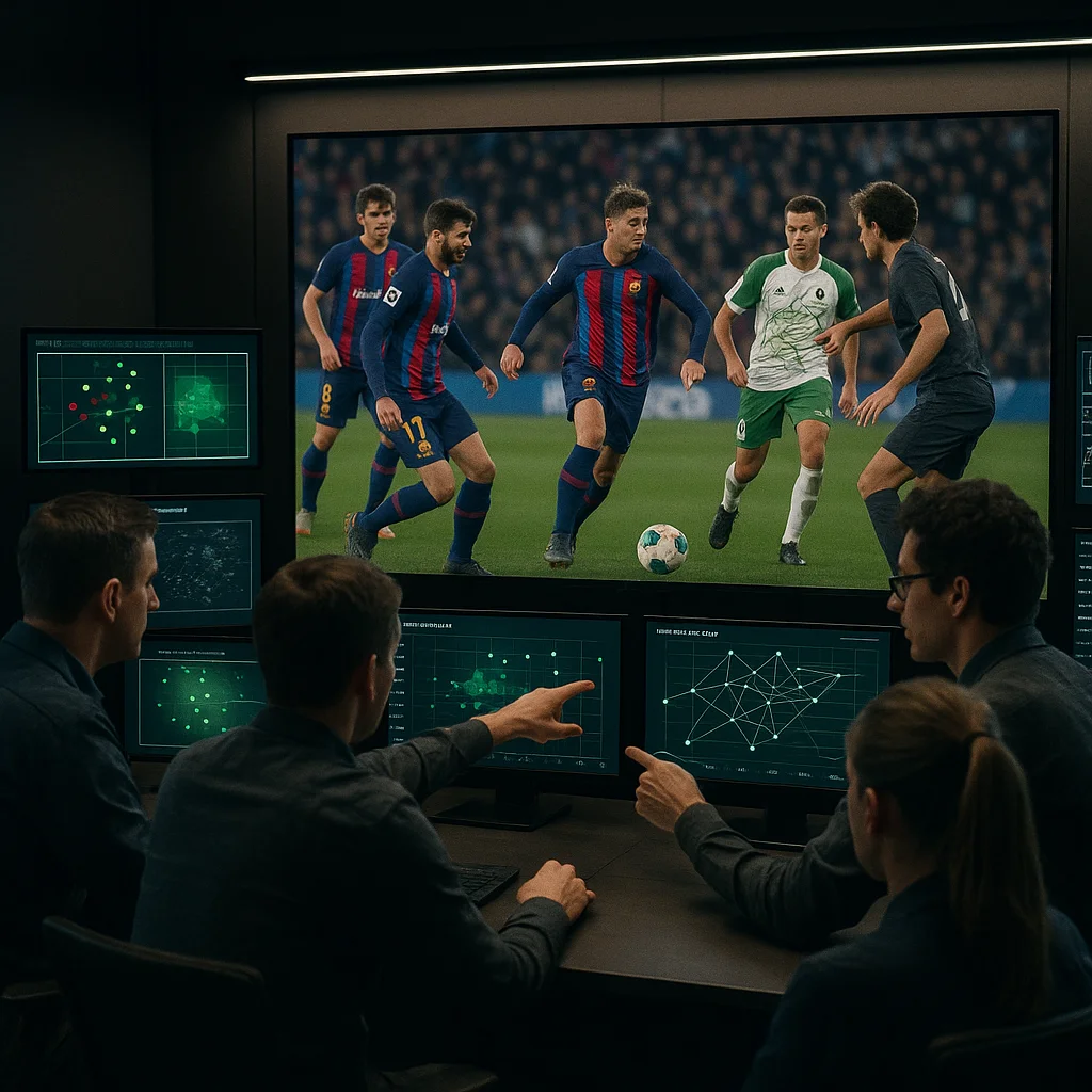 Barcelona vs Racing Santander – Blowout on the Cards? | Win & Over 2.5 football match scene
