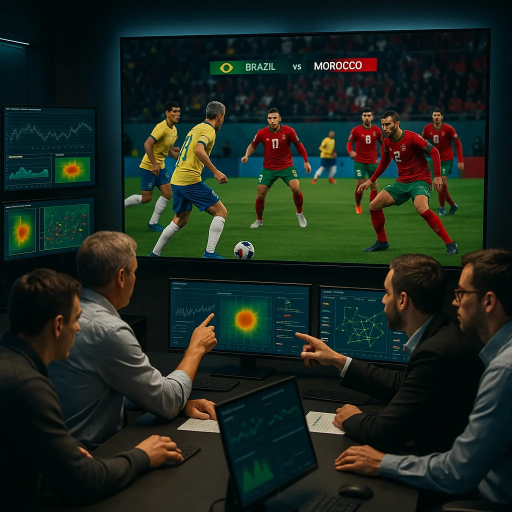 Brazil vs Morocco – World Cup Group Stage | Win & Over 2.5 football match scene