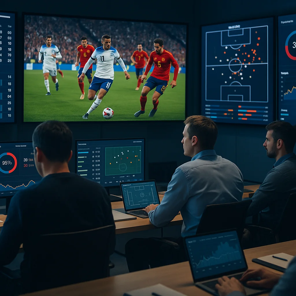 England vs Spain – Nations League Rivals Meet Again | BTTS & Over 2.5 football match scene