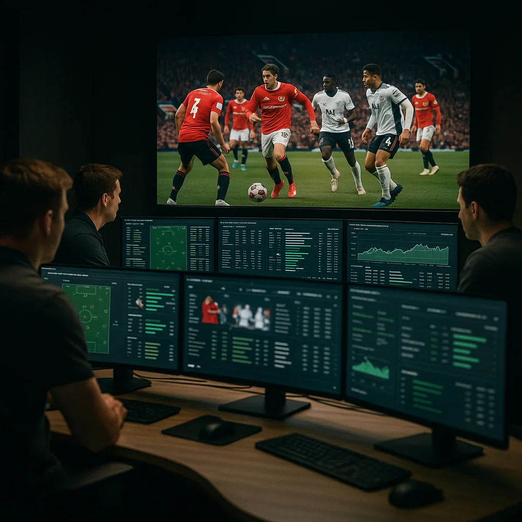 Fulham vs Man United – Red Devils Under Pressure | BTTS & Over 2.5 football match scene