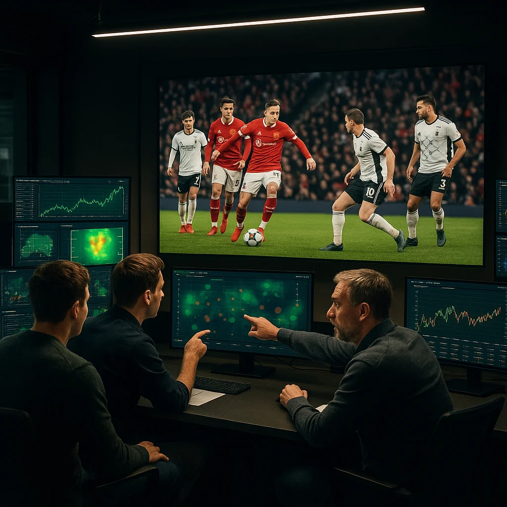 Fulham vs Man United – Red Devils Under Pressure | BTTS & Over 2.5 football match scene