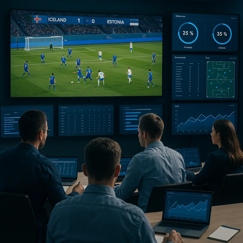 Iceland vs Estonia – Home Win Looks Likely | UEFA Nations League football match scene