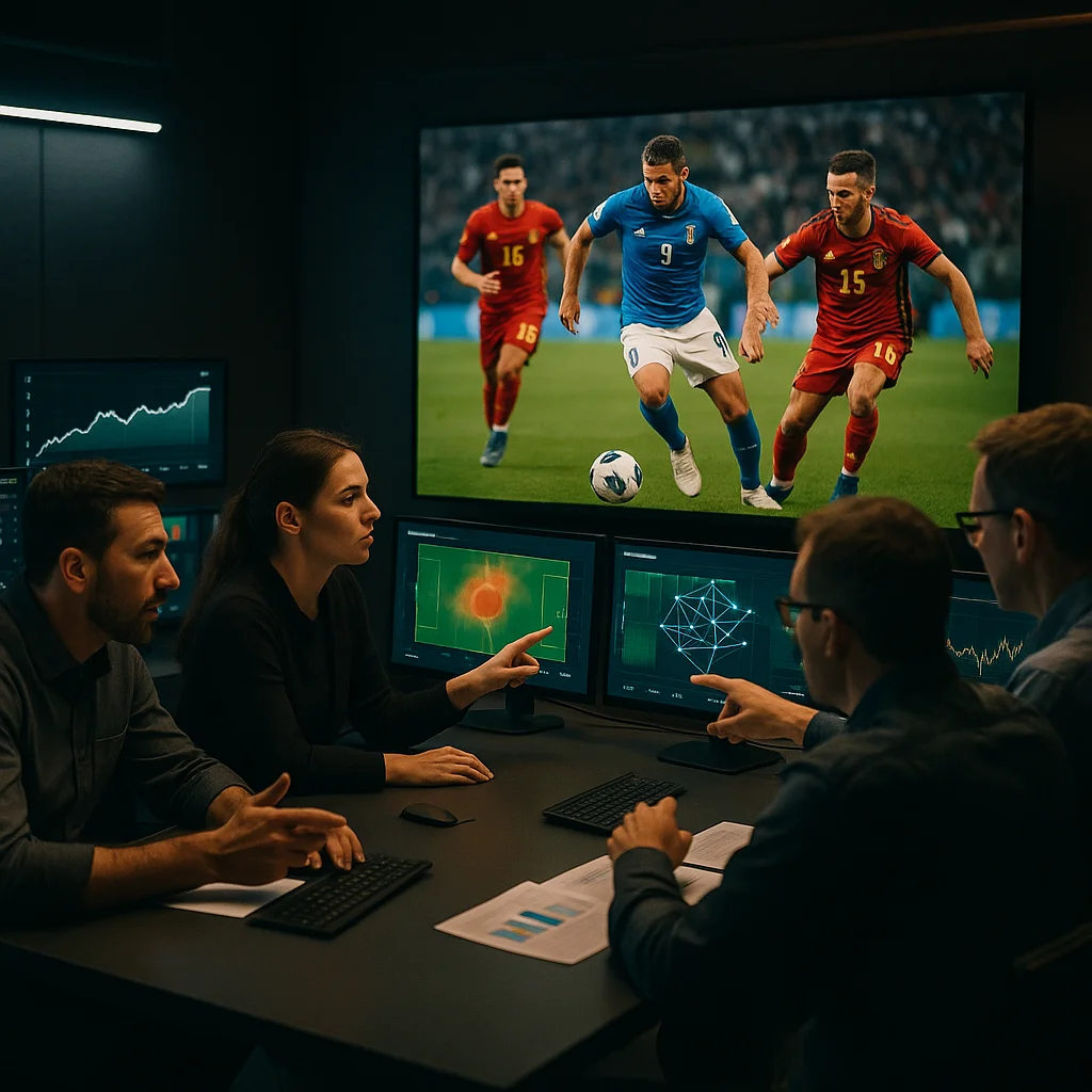 Italy vs Belgium – Azzurri Favourites at Home | Win & BTTS football match scene