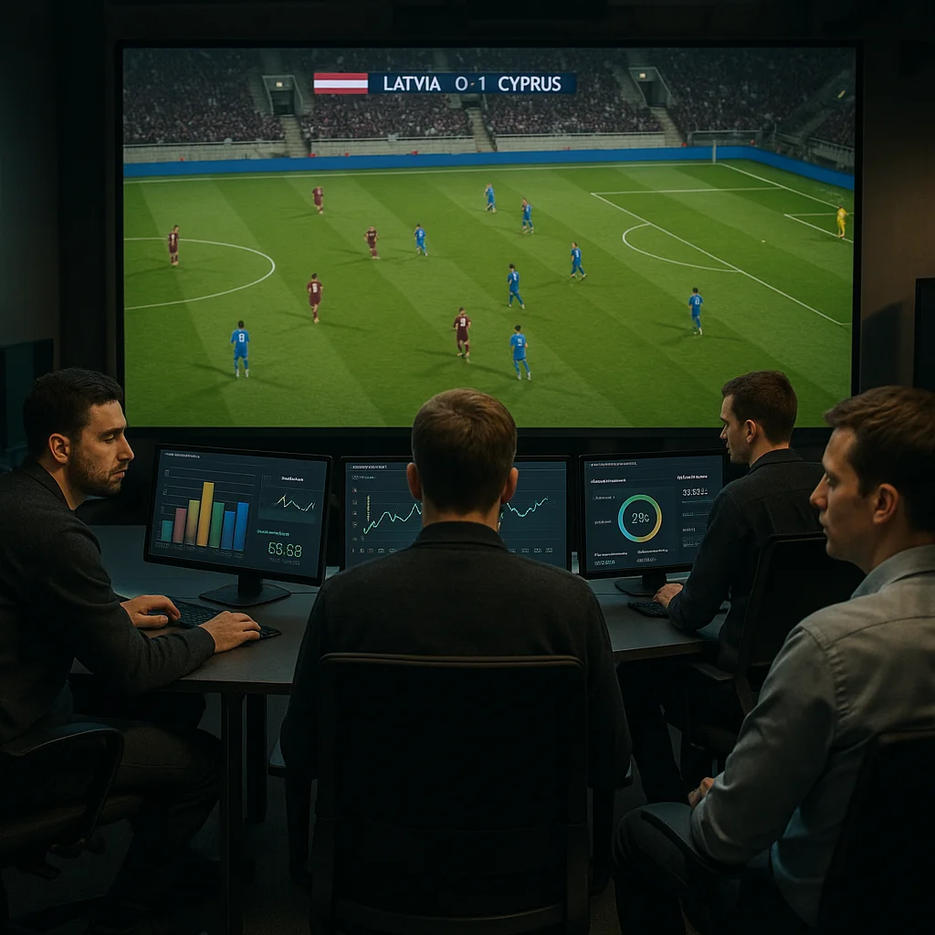 Latvia vs Cyprus – Who Breaks the Deadlock? | Under 2.5 & BTTS football match scene