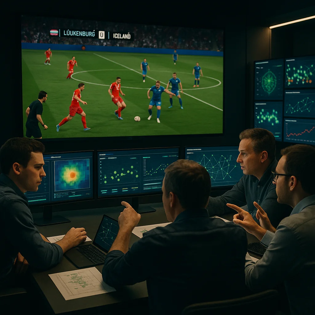 Luxembourg vs Iceland – Who Grabs the Win in Nations League? football match scene