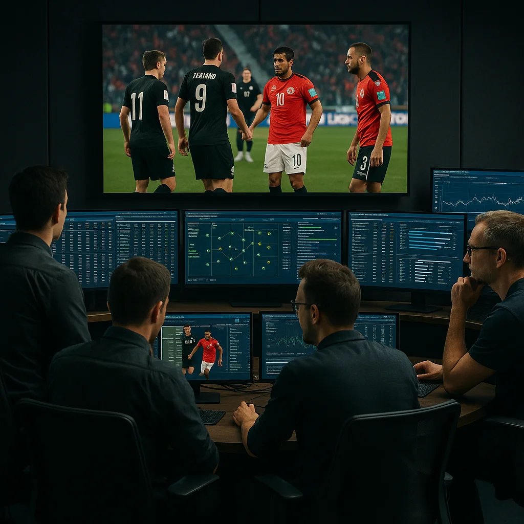 New Zealand vs Egypt – World Cup Debut Nerves | Under 2.5 & Double Chance football match scene