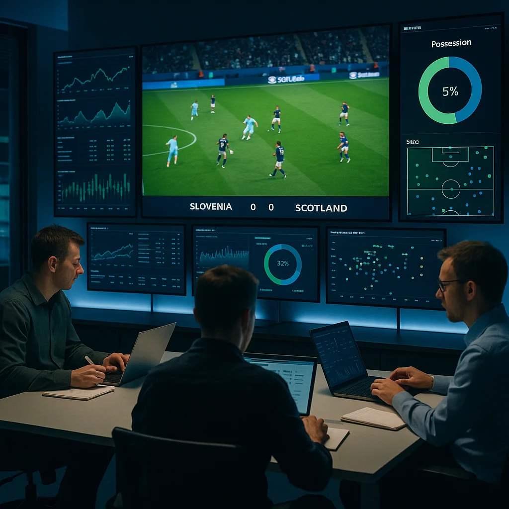 Slovenia vs Scotland – Can the Scots Bounce Back? | BTTS & Over 2.5 football match scene