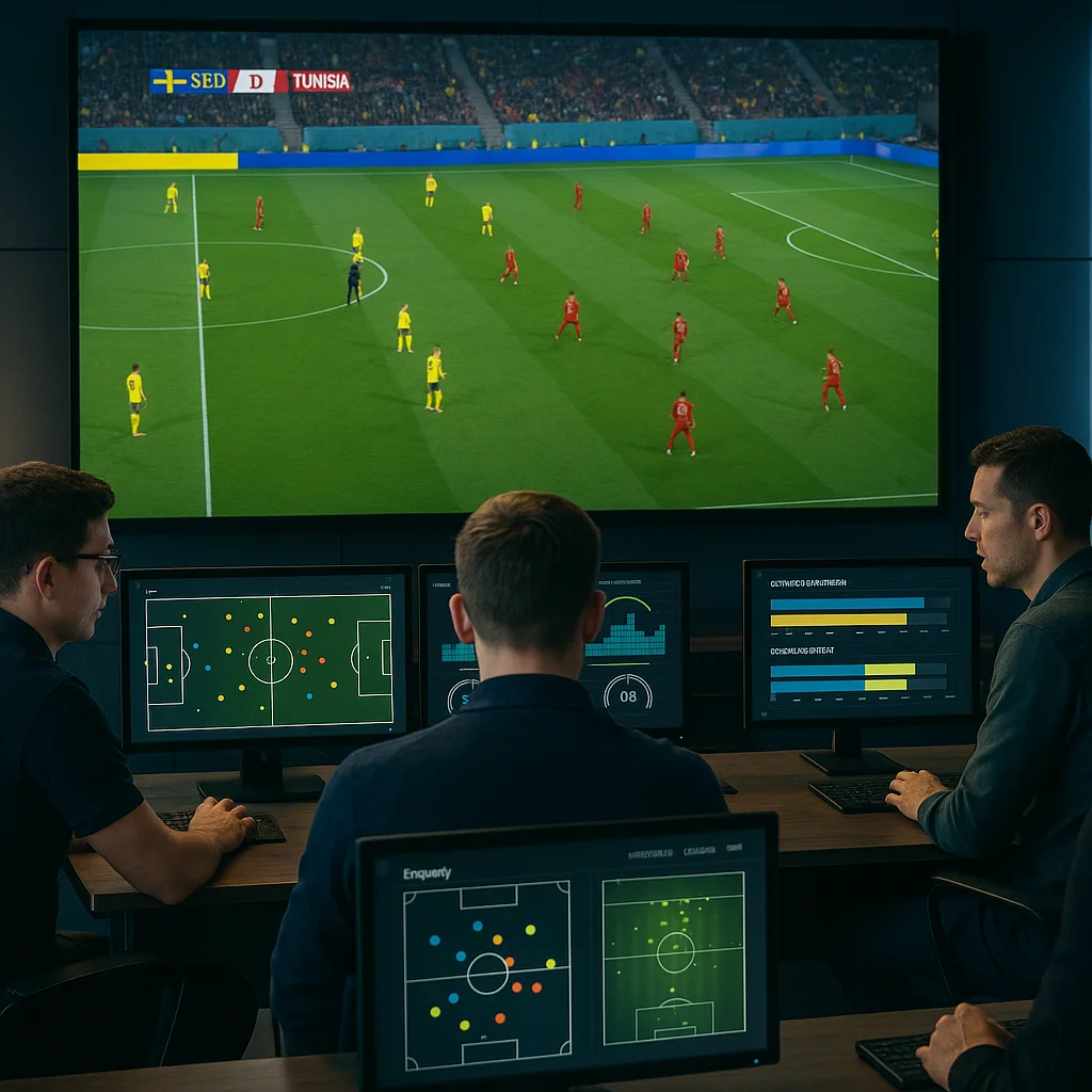 Sweden vs Tunisia – World Cup Day 1 | Over 2.5 & Sweden Win football match scene